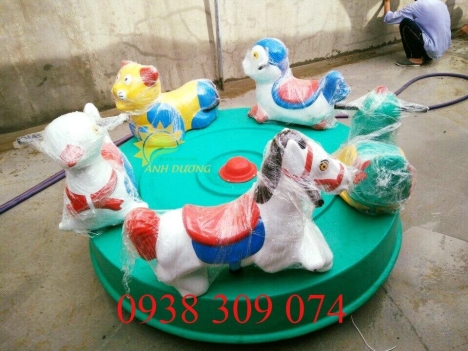 Đu quay mầm non, mâm xoay mẫu giáo