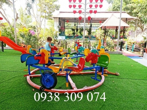 Đu quay mầm non, mâm xoay mẫu giáo