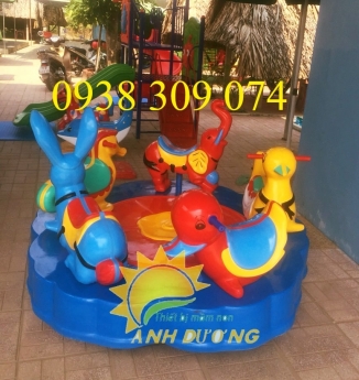 Đu quay mầm non, mâm xoay mẫu giáo