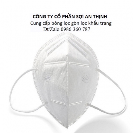 Bông lọc chất lượng cho khẩu trang chất lượng N95 KN95