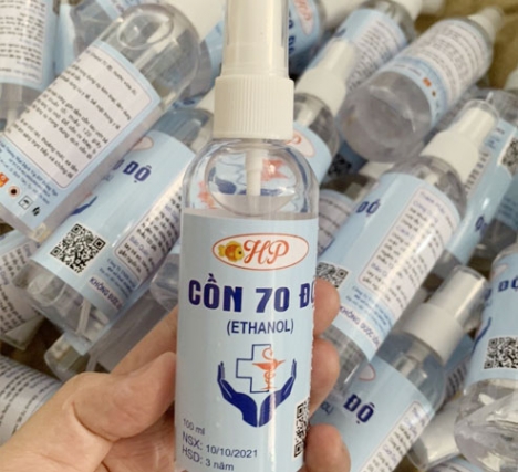 Cồn sát khuẩn 70 độ chai xịt 500ml
