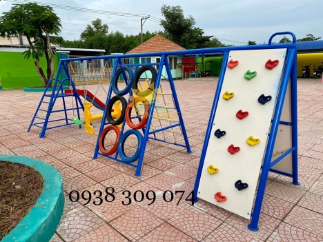 Thang leo thể chất, thang leo xích đu cho bé mầm non