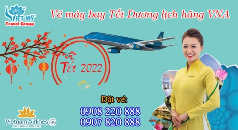 Vé máy bay Tết Dương lịch 2022 hãng VNA