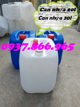 Can nhựa đựng dung dich lỏng cũ, can nhựa 30l, can nhựa cũ, can nhựa HDPE, can nhựa hóa chất