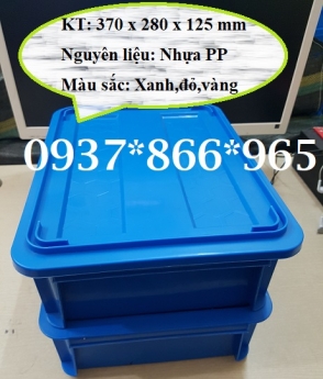 Giá thùng nhựa B7, thùng nhựa có nắp, thùng nhựa đựng phụ kiện, hộp nhựa cơ khí