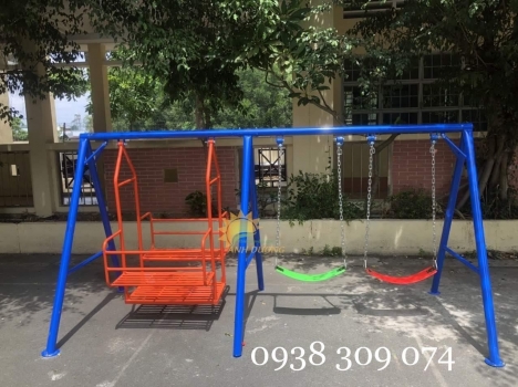 Xích đu 3 con thú, xích đu thuyền rồng, xích đu ghế gấu