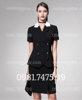 Mẫu đồng phục quản lý Nhà hàng - Khách sạn chất lượng tốt, kiểu dáng thời trang