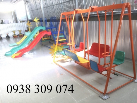 Xích đu 3 con thú, xích đu thuyền rồng, xích đu ghế gấu