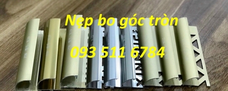 Nẹp nhôm góc tường - Nẹp góc tròn inox