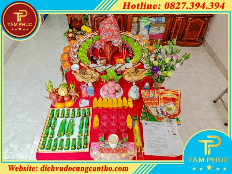 Các mẫu mâm cúng đầy tháng cho bé đẹp mắt tại Cần Thơ
