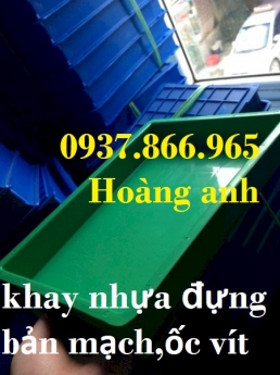 Khay nhựa đựng linh kiện loại nhỏ, khay nhựa đặc, khay BL 006  giá rẻ, giá khay nhựa công nghiệp