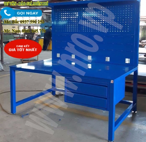 Bàn thao tác kết hợp tủ đồ nghề bảng treo