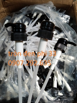 tròn đen phi 33 hàng cao cấp PET
