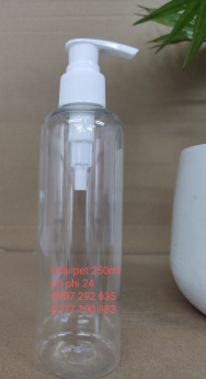chai pet 250ml cổ phi 24 hàng cao cấp sản xuất
