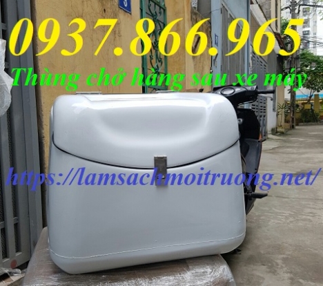 hùng ship hàng in logo công ty , thùng giao cơm văn phòng, thùng giao hàng ăn nhanh