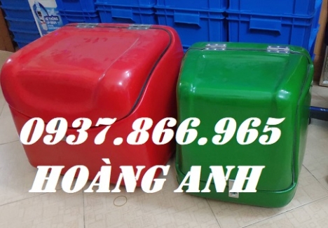 hùng ship hàng in logo công ty , thùng giao cơm văn phòng, thùng giao hàng ăn nhanh