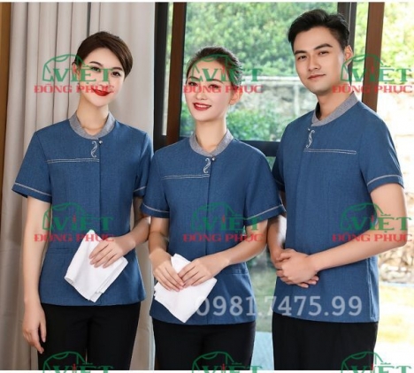 Mẫu đồng phục nhân viên dọn phòng Khách sạn giá rẻ, màu sắc đa dạng, chất lượng đảm bảo