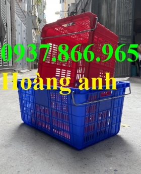 Sọt nhựa rỗng đựng thịt trong cơ sở chế biến, sọt nhựa rỗng HS011, sóng nhựa hở đụng hàng nông sản