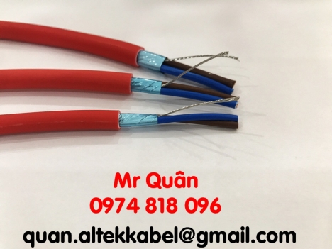 Cáp chống cháy chống nhiễu 2x1.5 - FR21500