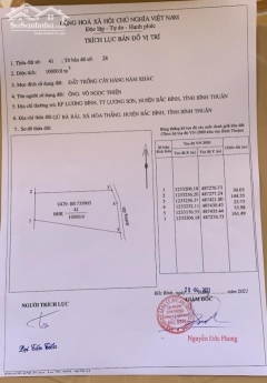 Bán 1 ha đất nông nghiệp Hòa Thắng 1,2 tỷ gần ĐT 716