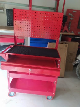 Xe đẩy dụng cụ có ngăn kéo và tấm treo