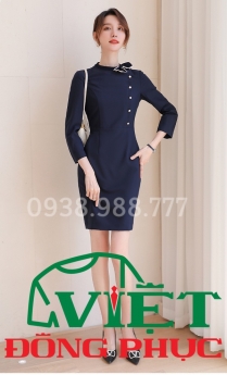 Mẫu váy đầm công sở mặc 