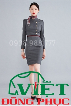 Mẫu váy đầm công sở mặc 