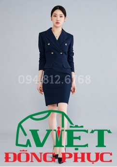 Mẫu váy đầm công sở mặc 