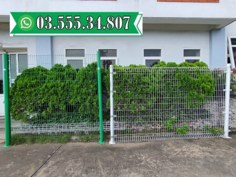 Hàng rào mạ kẽm nhúng nóng, hàng rào lưới thép mạ kẽm