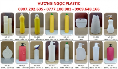 Chai lọ nhựa đựng nước giá rẻ