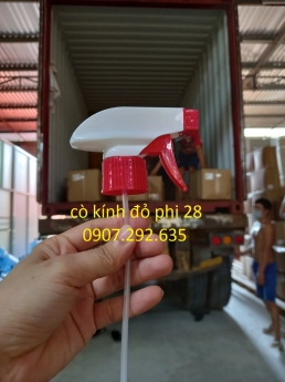 nhập khẩu cò kính đỏ phi 28 hóa mỹ phẩm HDPE
