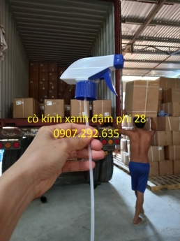 nhập khẩu cò kính xanh đậm phi 28 hóa mỹ phẩm HDPE PP