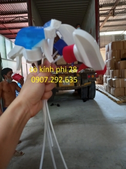nhập khẩu cò kính phi 28 ngành hóa mỹ phẩm HDPE