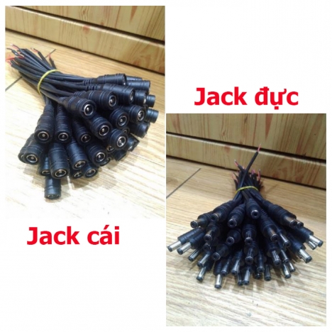 Jack nguồn DC (đực - cái)