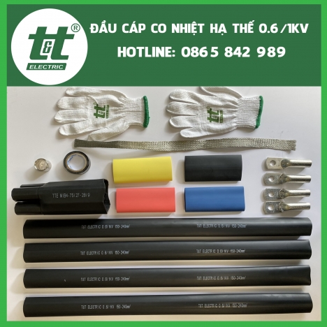Đầu cáp co nhiệt hạ thế TTE