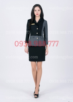 Mẫu đồng phục lễ tân khách sạn 5 sao thiết kế đơn giản mà sang trọng đến từng chi tiết