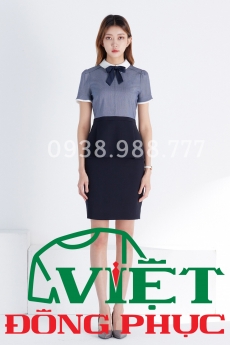 Mẫu đồng phục lễ tân khách sạn 5 sao thiết kế đơn giản mà sang trọng đến từng chi tiết
