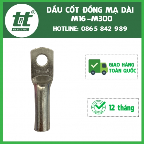 Đầu cốt đồng mạ dài, Cosse M
