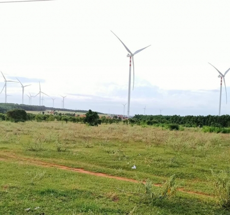 Đất 2 Mặt Tiền Đường 12M Hòa Thắng Khu Điện Gió Thái Hòa Giá 360K/m2
