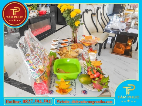 Mâm cúng đưa ông táo về trời 23 tháng chạp tại Cần Thơ