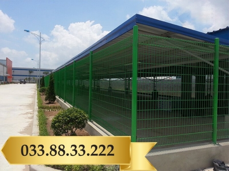 Hàng rào thép mạ kẽm, hàng rào gập đầu