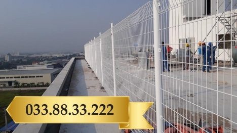 Hàng rào thép mạ kẽm, hàng rào gập đầu