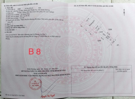 Cần Bán Đất KDC Lê Phong - An Phú - Thuận An