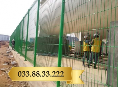 Hàng rào thép mạ kẽm, hàng rào gập đầu