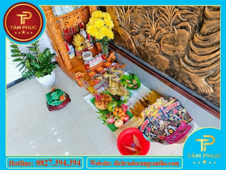 Mâm cúng đưa ông táo về trời 23 tháng chạp tại Cần Thơ