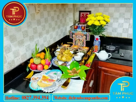 Mâm cúng đưa ông táo về trời 23 tháng chạp tại Cần Thơ