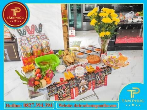 Mâm cúng đưa ông táo về trời 23 tháng chạp tại Cần Thơ