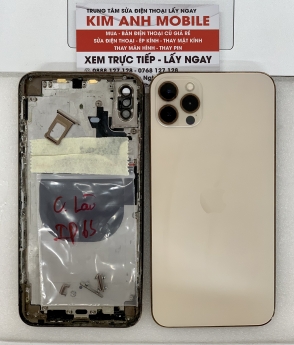 Độ vỏ IPHONE xsmax lên iphone 12 PROMAX vàng gold - giá tốt nhất Đà Nẵng