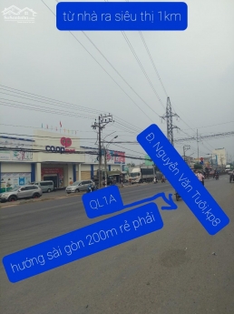 CHÍNH CHỦ CẦN BÁN CĂN NHÀ  ĐẸP TIỆN KINH DOANH NGAY TT BẾN LỨC LONG AN