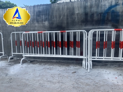 Hàng rào di động mạ kẽm, hàng rào di động sơn màu theo yêu cầu
